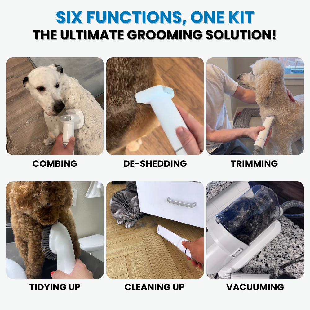 6 in 1 Alara Pet Grooming Kit