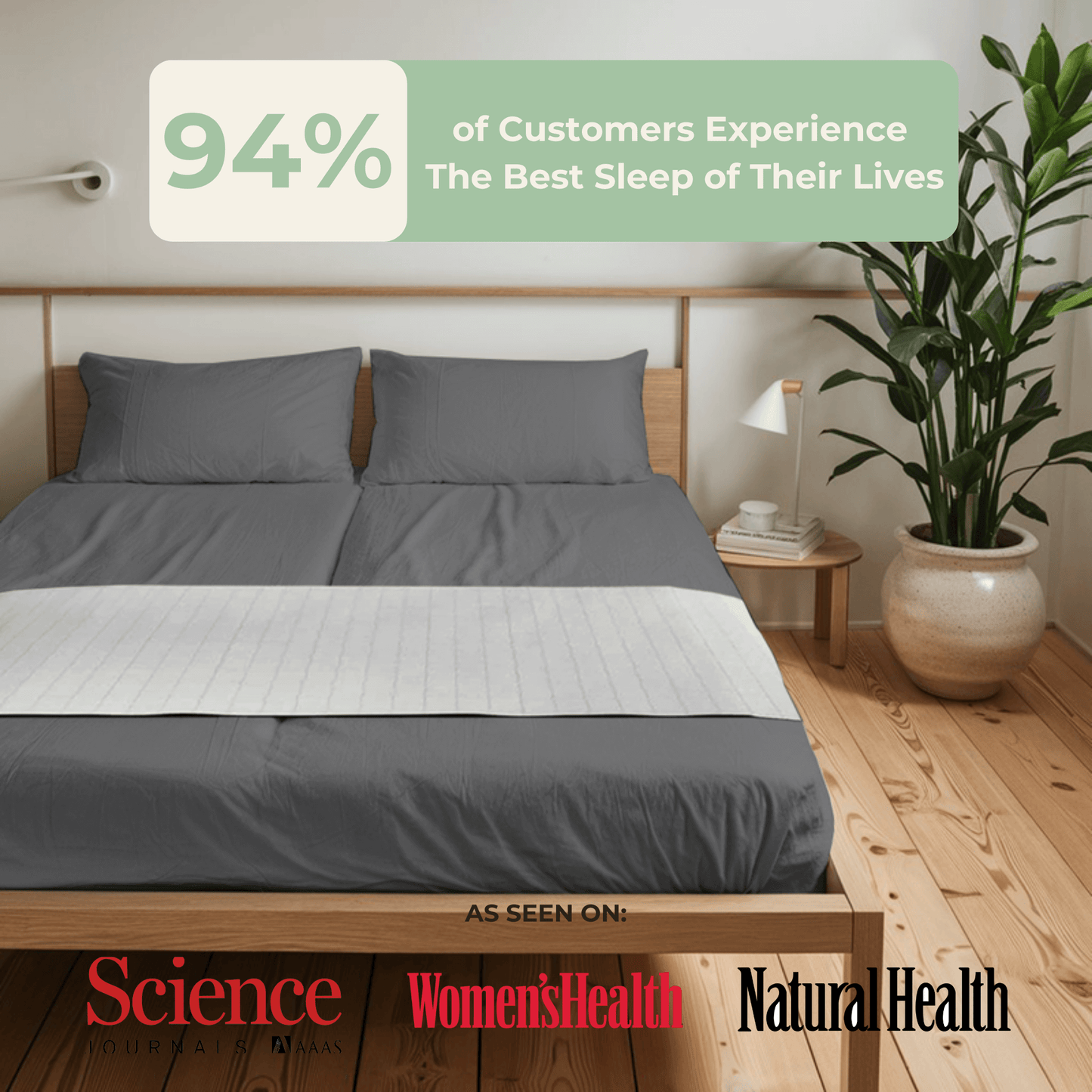 Alara™ Grounding Bedsheet │Connect With Nature